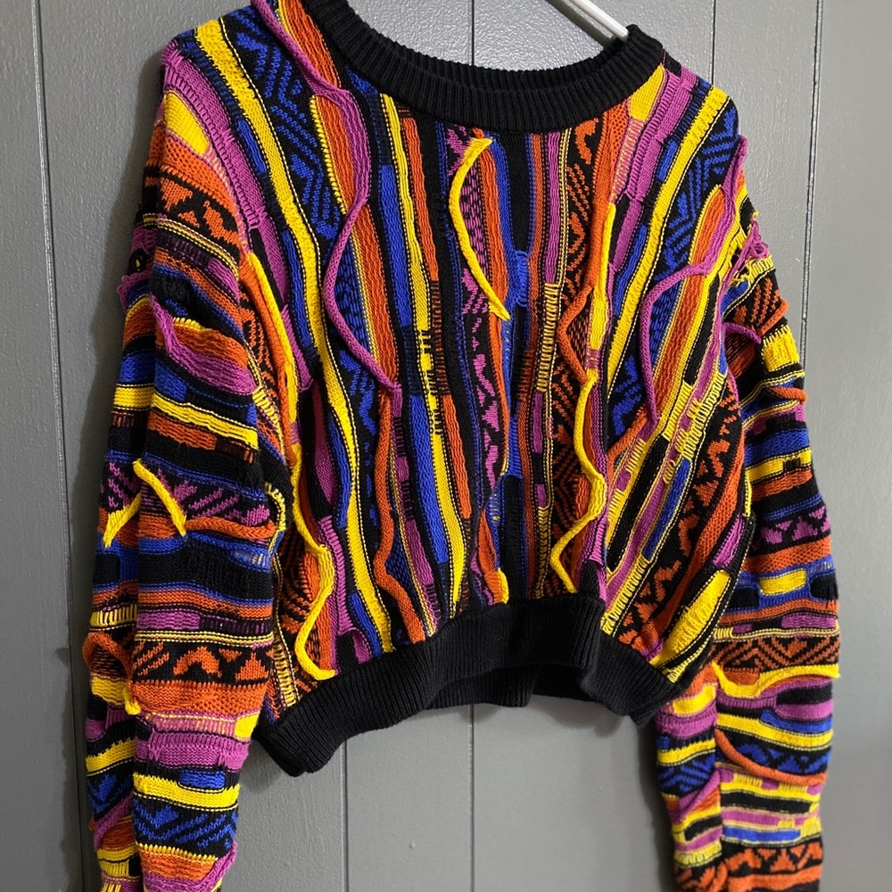 Y2K crop sweater
